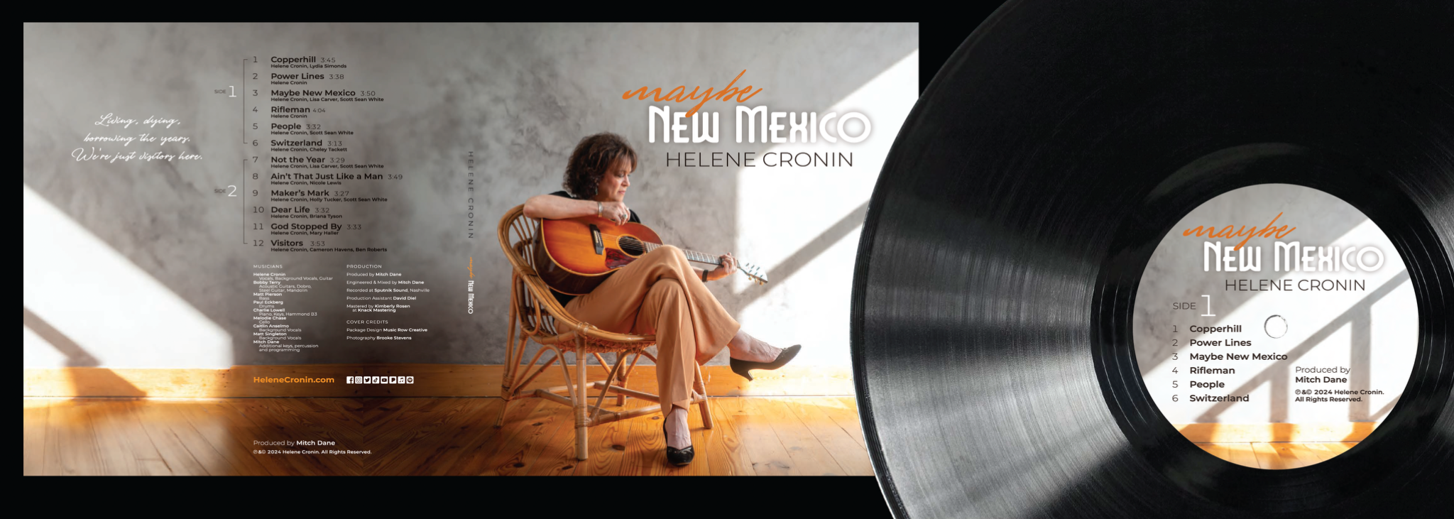 Helene Cronin — Maybe New Mexico vinyl packaging