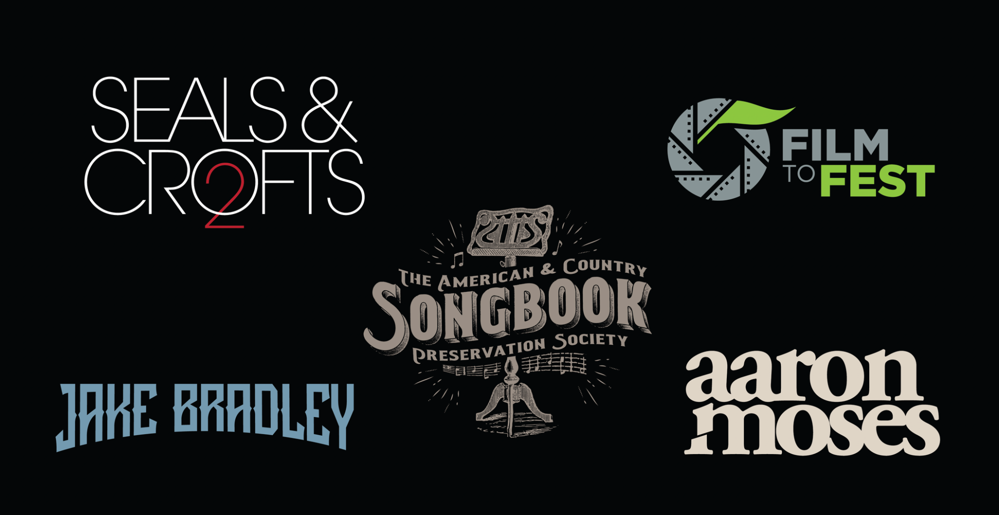 Identities for Seals and Crofts 2, Film to Fest, Jake Bradley, the American and Country Songbook Preservation Society and Aaron Moses